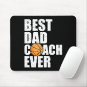 Beste vader coach ooit vader papa bysketbyll p muismat (Met muis)