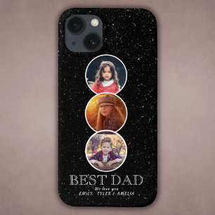 Beste vader Dag 3 Ovale Foto Collage Case-Mate iPhone Case