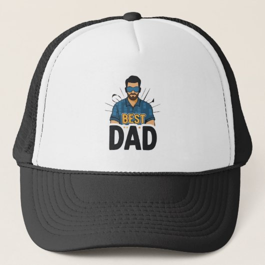 Beste vader dag cadeau trucker pet (Voorkant)