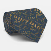 Beste Vader Das, Vaderdag Cadeau Heren Necksdas Stropdas (Opgerold)
