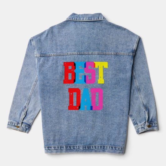 "BESTE VADER" DENIM JACKET (Achterkant)