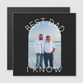Beste vader die ik ken past je foto Magnet Kaart a (Voorkant / Achterkant)