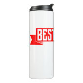 Beste vader Dog Goedgekeurde Thermal Tumbler Thermosbeker (Gedraaid links)