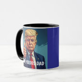 BESTE VADER DONALD TRUMP KOFFIEBEEKER MOK (Voorkant links)