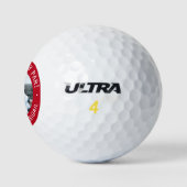 Beste vader door foto's Rood Golf Balls Golfballen (Logo)