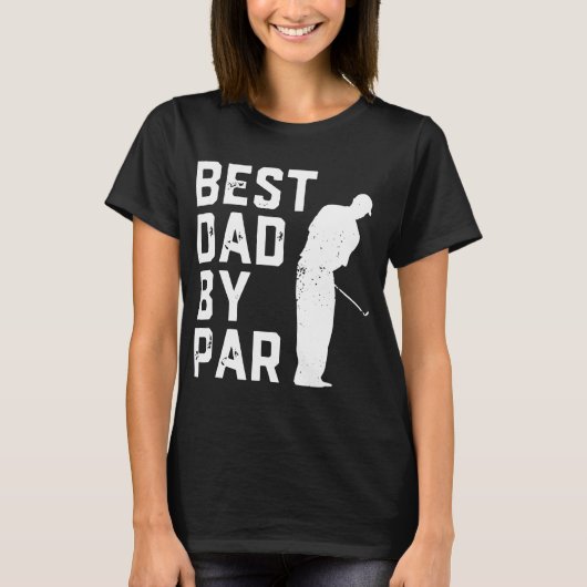 beste vader door golf t-shirt (Voorkant)