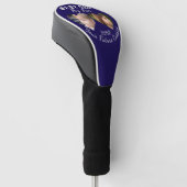 Beste Vader Door Par 2 Kinderen Foto Collage Golfe Golfheadcover (Schuin)