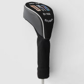 Beste Vader door Par DAD 3 Foto's Golfheadcover (Schuin)