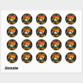 Beste Vader Door Par Disc Golf Frisbee Golfer Disc Ronde Sticker (Vel)