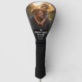 Beste Vader Door Par Foto Cool Golfer Vaderdag Golfheadcover (Voorkant)