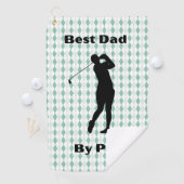 Beste Vader door Par Golf Handdoek (Insitu)