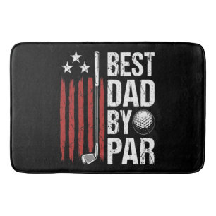 Beste Vader Door Par Golf Humor Badmat