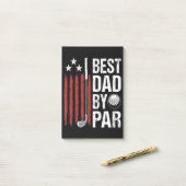 Beste Vader Door Par Golf Humor Post-it® Notes (Op bureau)