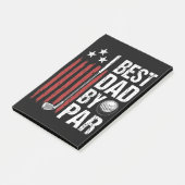 Beste Vader Door Par Golf Humor Post-it® Notes (Schuin)