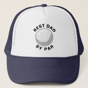 Beste vader door par golf liefhebber aangepast trucker pet