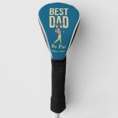 Beste Vader Door Par Golf Swing Snavel Grappig Golfheadcover (Voorkant)