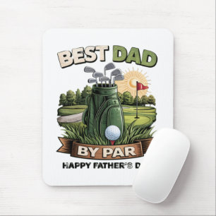 Beste vader door par golf vader grappig muismat