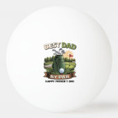 Beste vader door Par Golf vader grappig Pingpongbal (Voorkant)