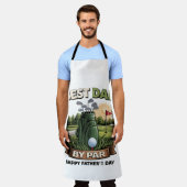 Beste vader door Par Golf vader grappig Schort (Gedragen)