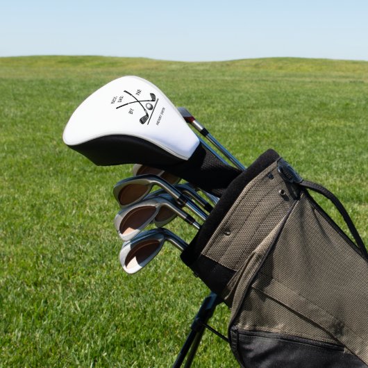 Beste vader door Par Golf Vaderdag Papa Cadeau Golfheadcover (Insitu)