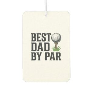 Beste Vader Door Par Golf Vaderdag Vintage Ontwerp Luchtverfrisser