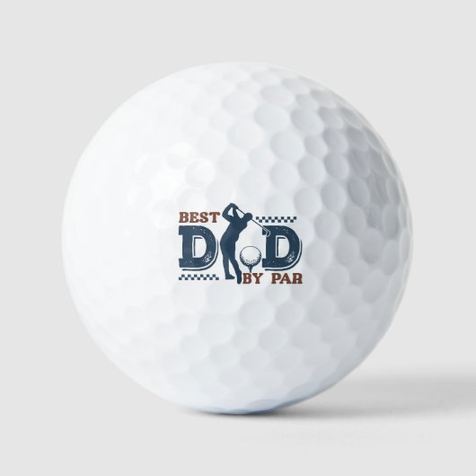 Beste Vader Door Par Golfballen (Voorkant)