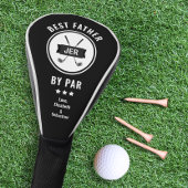 Beste vader door Par Golfer Golfliefhebber Modern  Golfheadcover