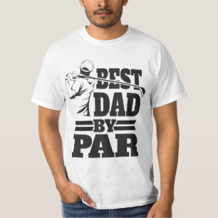 Beste Vader door par golfspeler cadeaus voor Vader T-shirt