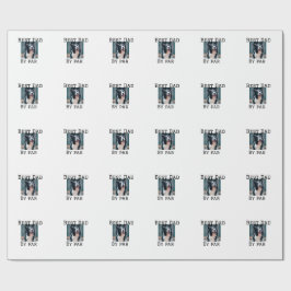 Beste vader door par hond huisdier foto modern een cadeaupapier