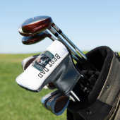 Beste vader door par hond huisdier foto modern een golfheadcover (Insitu)