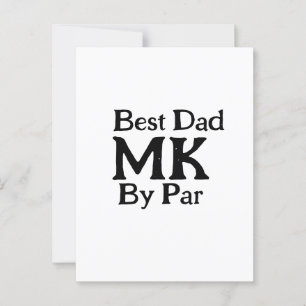 Beste vader door par monogram vaderdag simpel rust briefkaart