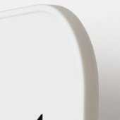 Beste vader door par monogram vaderdag simpel rust pickleball paddle (Links Detail)