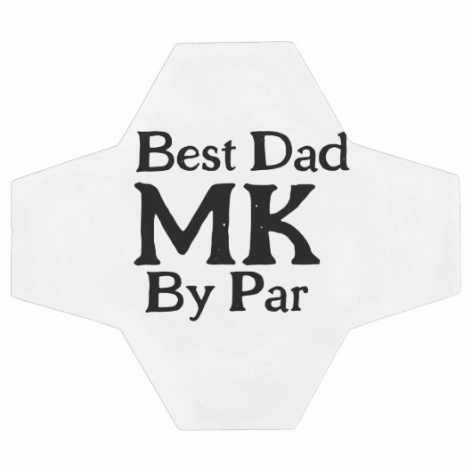 Beste vader door par monogram vaderdag simpel rust voetbal (Enkel)