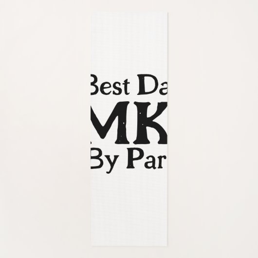 Beste vader door par monogram vaderdag simpel rust yogamat (Voorkant)