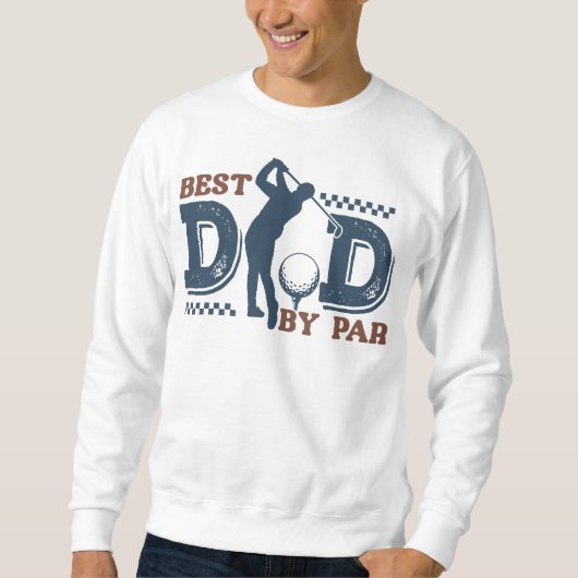 Beste Vader Door Par Sweatshirt (Voorkant)