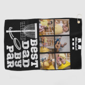 beste vader door paridiskgolf frisbee Aangepast 6  Golfhanddoek (Horizontaal)