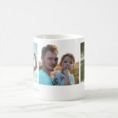 Beste vader | Driehandgeschreven fotocollage Koffiemok (Center)