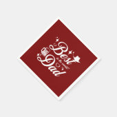 Beste vader Elegant Ontwerp Servet (Hoek)