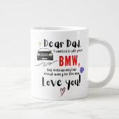 Beste vader en BMW Grote Koffiekop (Rechts)