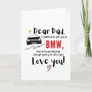 Beste vader en BMW Kaart