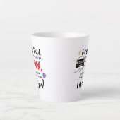 Beste vader en BMW Latte Mok (Voorkant)