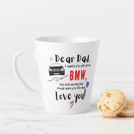 Beste vader en BMW Latte Mok (In situ)