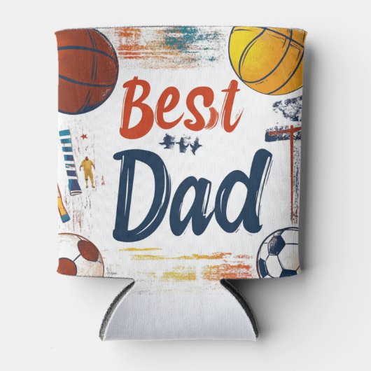 Beste vader en sport blikjeskoeler (Voorkant)
