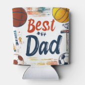 Beste vader en sport blikjeskoeler (Achterkant)