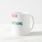 Beste vader en Stepdad kletsen vaders dag cadeau v Koffiemok (Voorkant rechts)