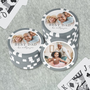 Beste vader familie foto's poker chips