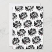 Beste vader Football vader zoon graffiti Vakantie Kaart (Achterkant)