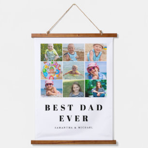 Beste vader Foto Collage Hanging Tapestry Hangend Wandkleed
