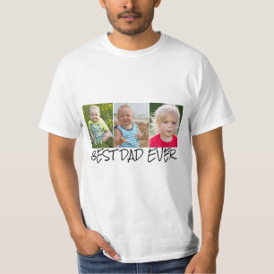 Beste vader Foto Collage T-Shirt