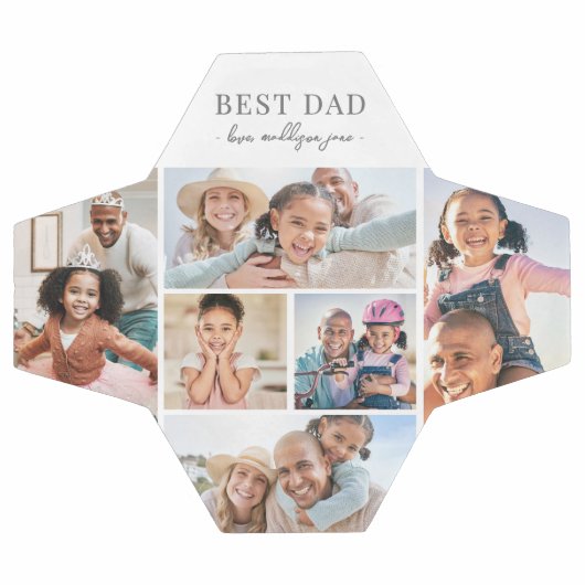 Beste vader foto collage vader voetbal (Enkel)
